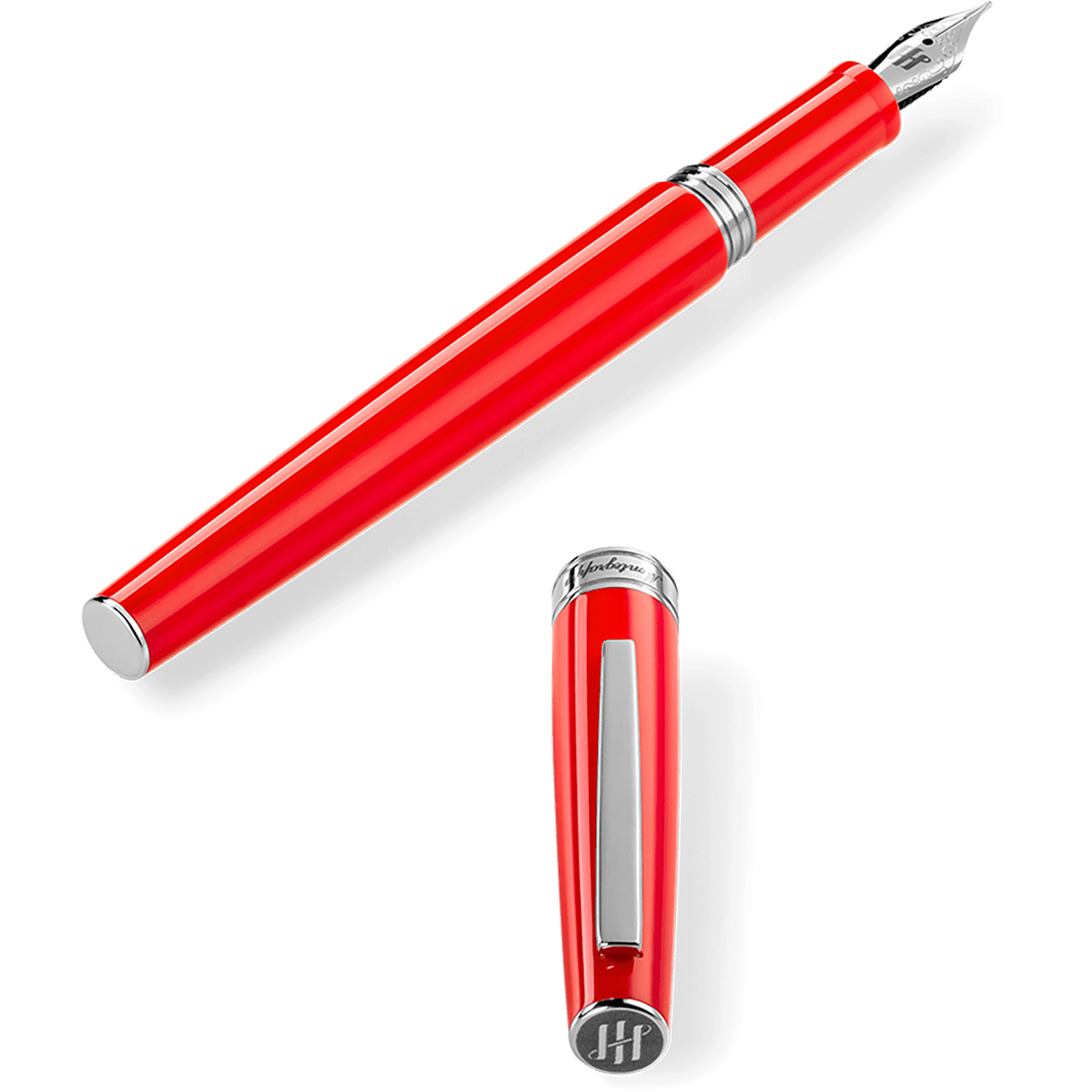 Montegrappa Armonia Fountain Pen - Scarlet - Pen Boutique Ltd