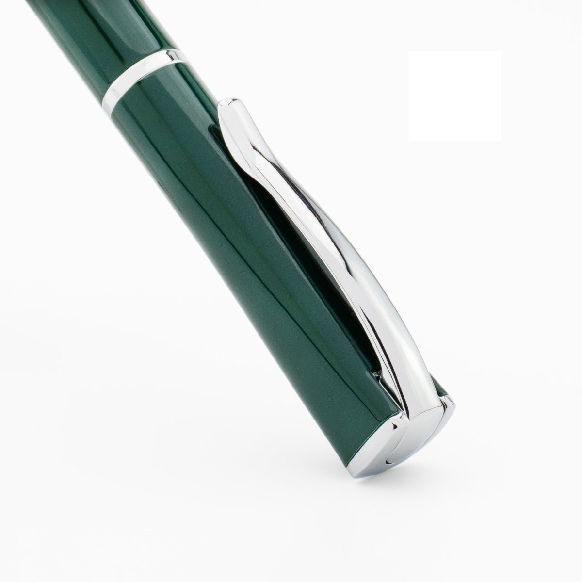 Monteverde Impressa Fountain Pen - Green - Chrome Trim - Pen Boutique Ltd