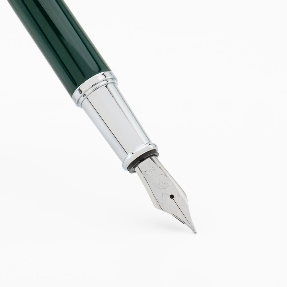 Monteverde Impressa Fountain Pen - Green - Chrome Trim - Pen Boutique Ltd