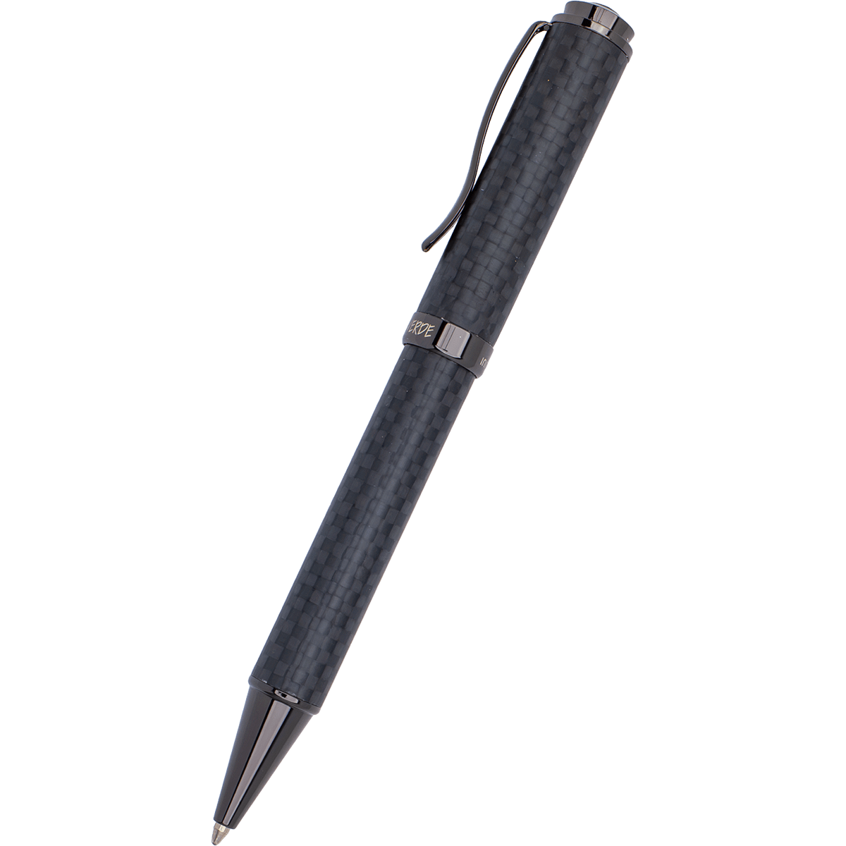 Monteverde Innova Ballpoint Pen - Matte Carbon Fiber - Gunmetal Trim - Pen Boutique Ltd