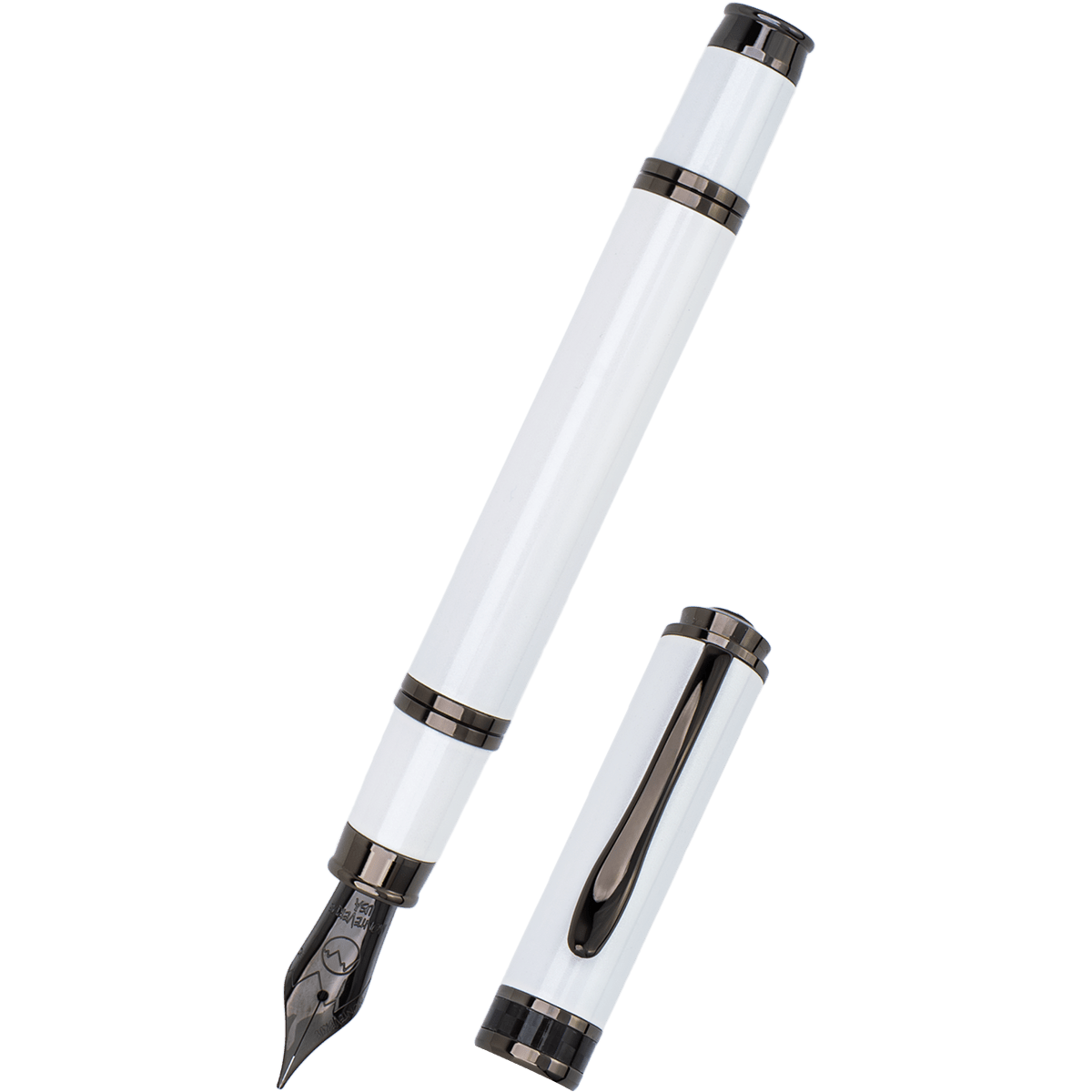 Monteverde Innova Fountain Pen - Limited Edition - Color of the Year 2026 Cloud Dancer - Gunmetal Trim + FREE 15ml Ink Bottle - Pen Boutique Ltd
