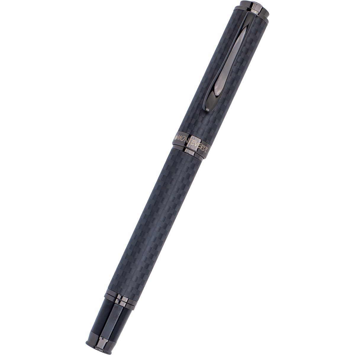Monteverde Innova Fountain Pen - Matte Carbon Fiber - Gunmetal Trim - Pen Boutique Ltd