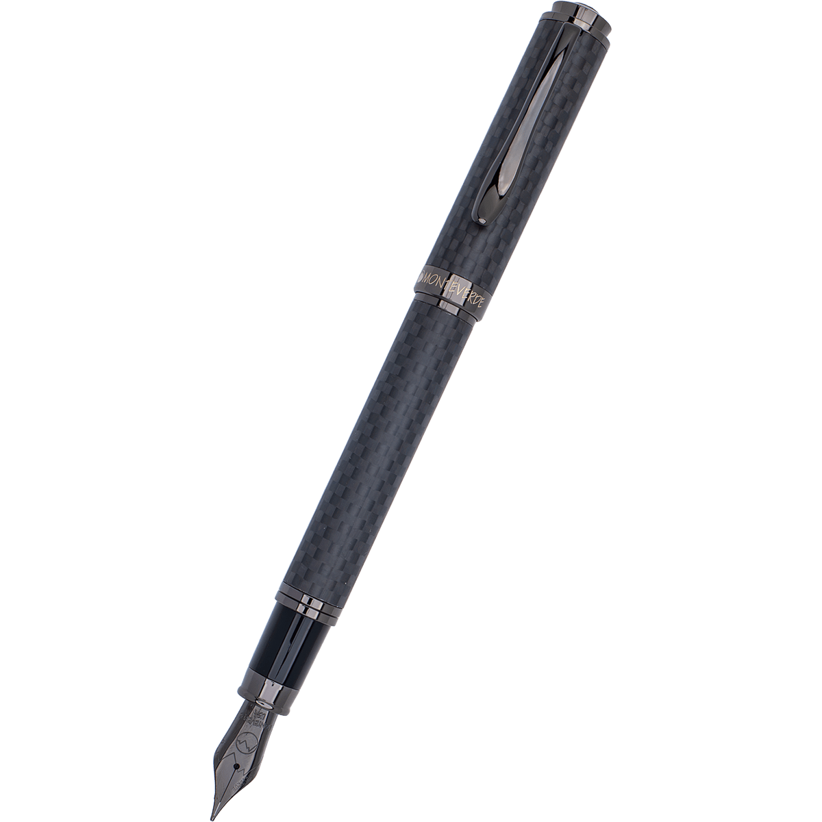 Monteverde Innova Fountain Pen - Matte Carbon Fiber - Gunmetal Trim - Pen Boutique Ltd