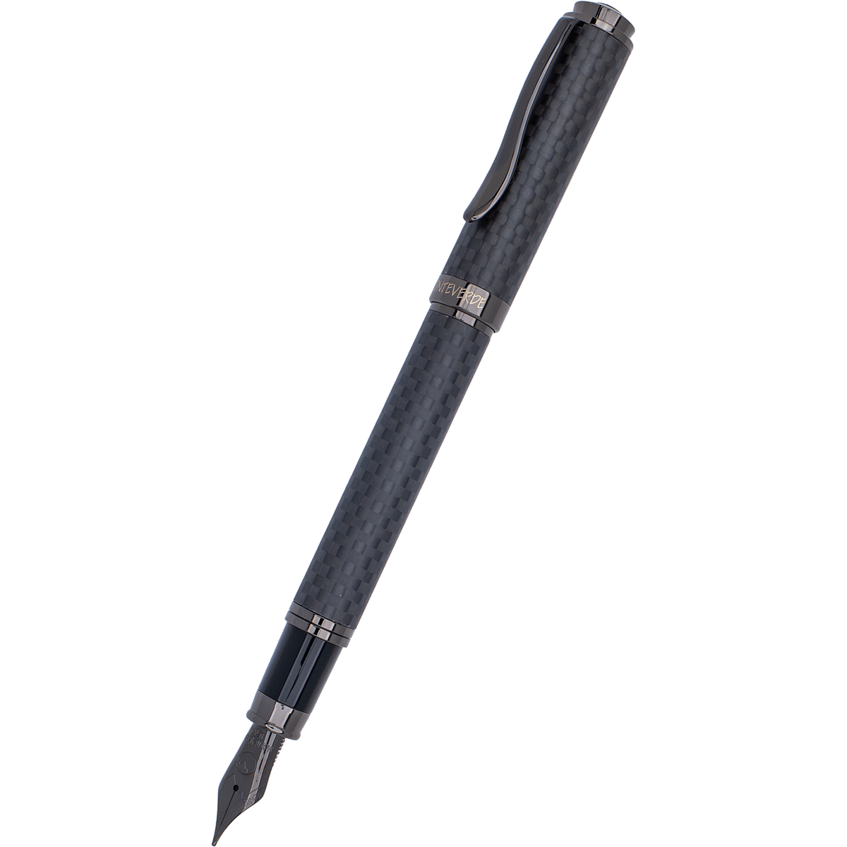 Monteverde Innova Fountain Pen - Matte Carbon Fiber - Gunmetal Trim - Pen Boutique Ltd