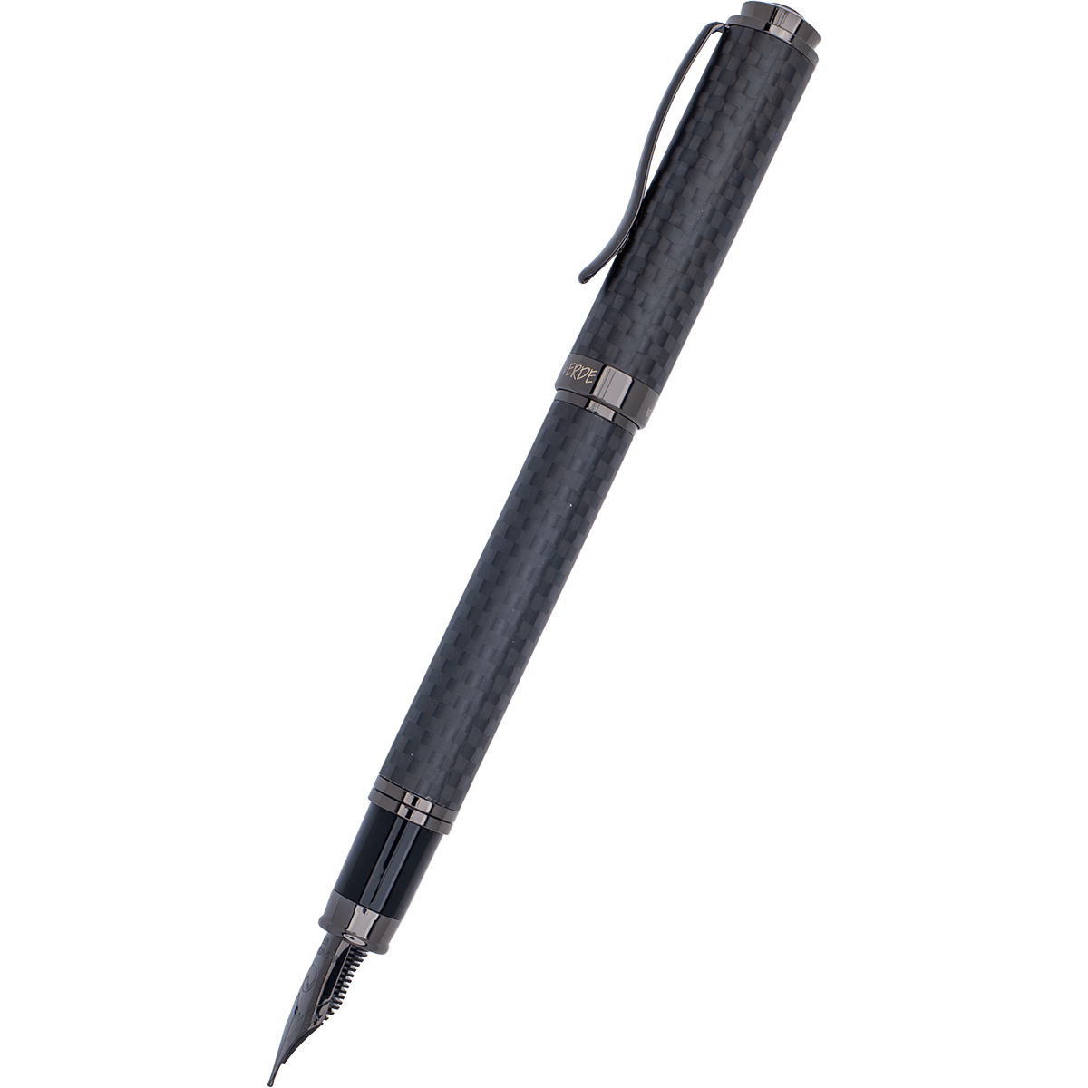 Monteverde Innova Fountain Pen - Matte Carbon Fiber - Gunmetal Trim - Pen Boutique Ltd