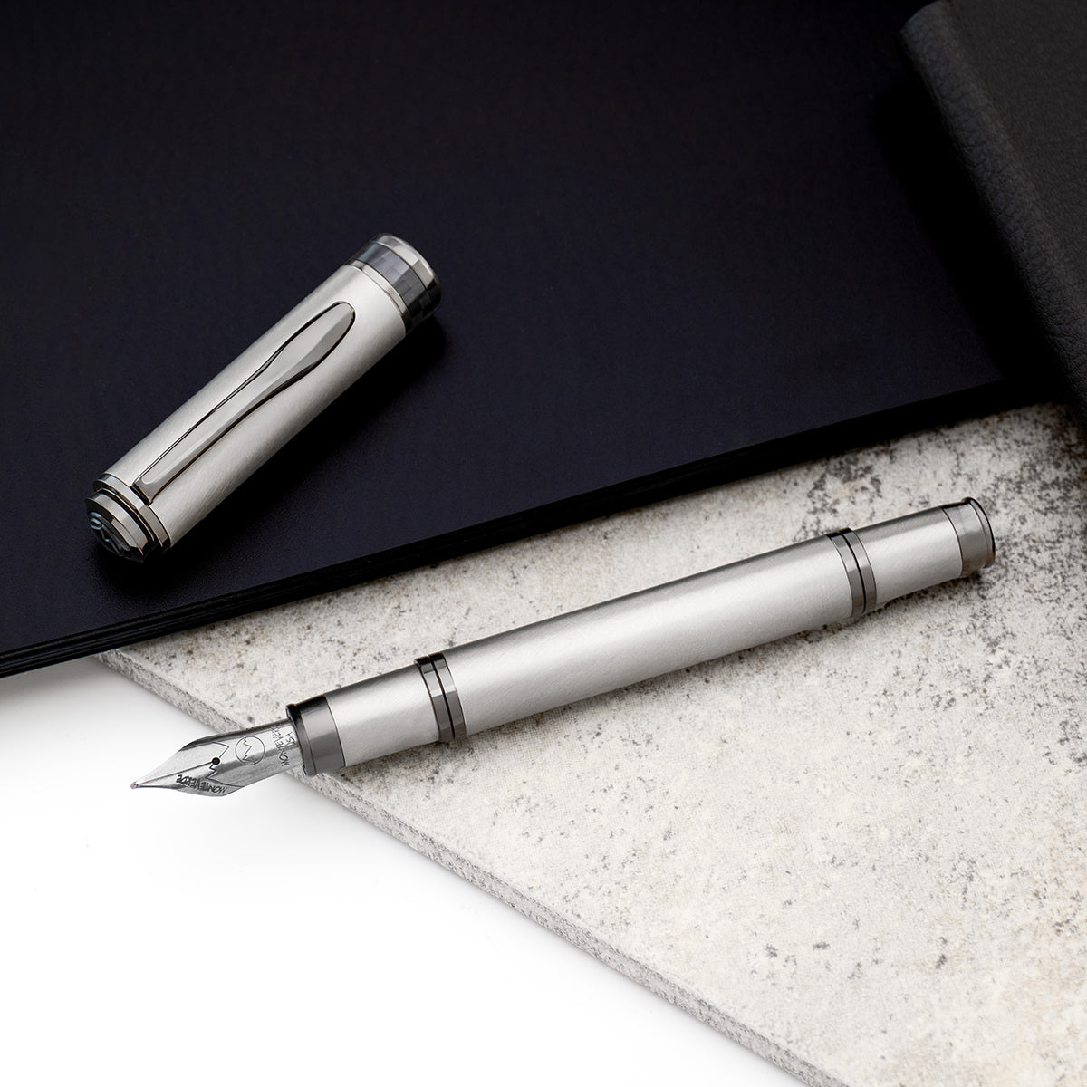Monteverde Innova Fountain Pen - Titanium (Numbered Edition)-Pen Boutique Ltd