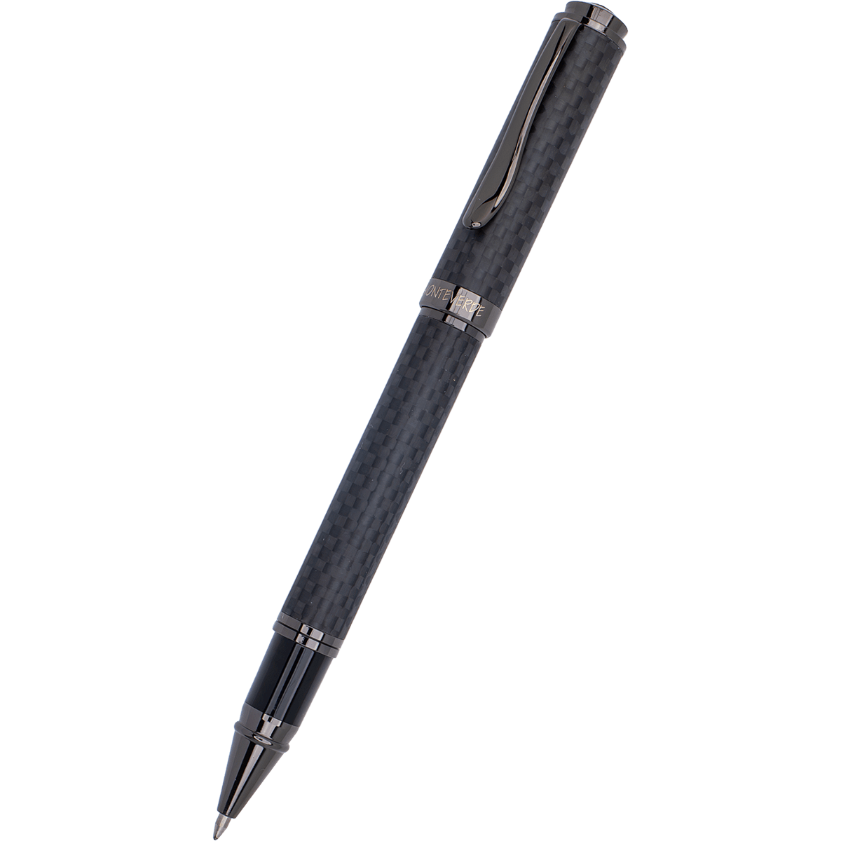 Monteverde Innova Rollerball Pen - Matte Carbon Fiber - Gunmetal Trim - Pen Boutique Ltd