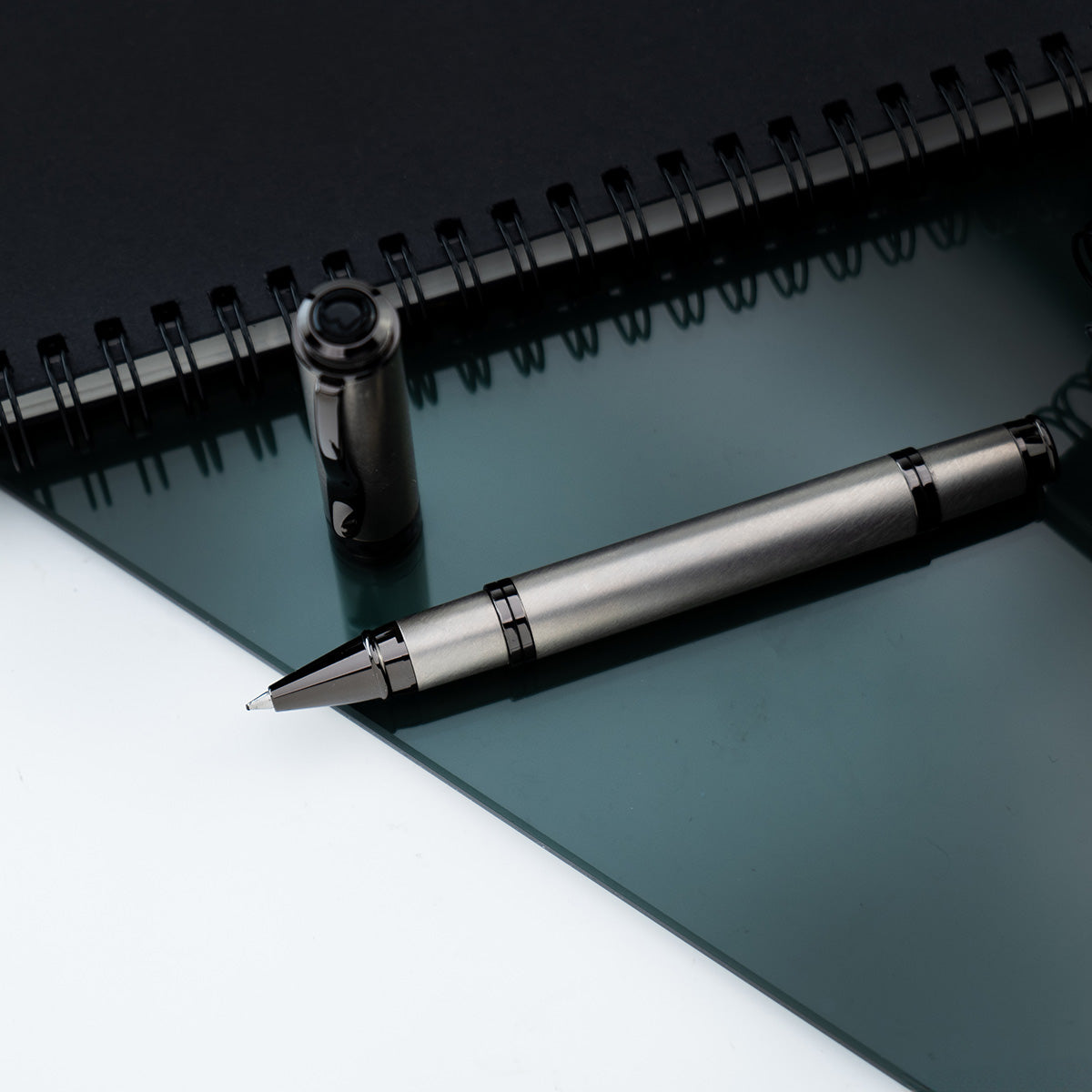 Monteverde Innova Rollerball Pen - Titanium (Numbered Edition)-Pen Boutique Ltd