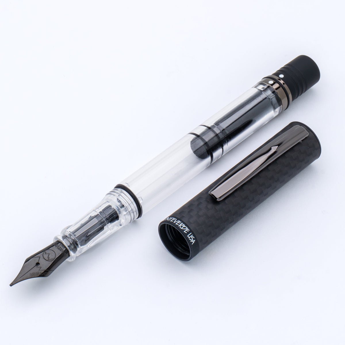 Monteverde MP1 Fountain Pen - Carbon Fiber - Pen Boutique Ltd