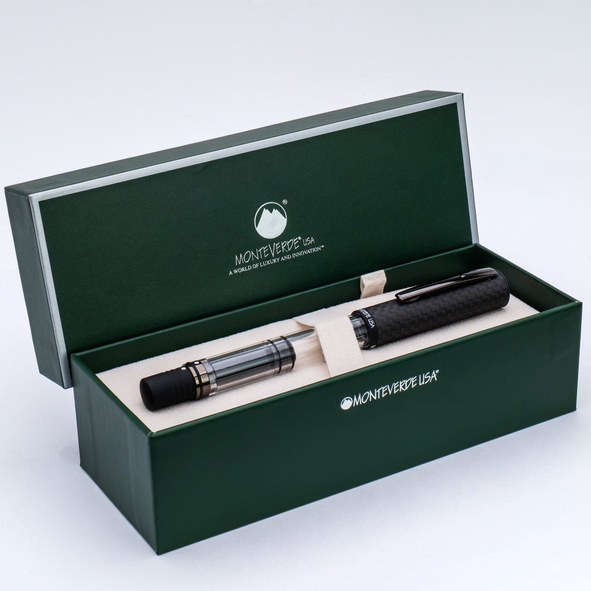 Monteverde MP1 Fountain Pen - Carbon Fiber - Pen Boutique Ltd