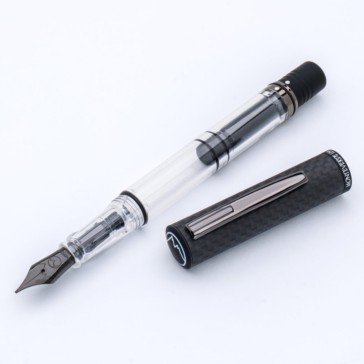 Monteverde MP1 Fountain Pen - Carbon Fiber - Pen Boutique Ltd