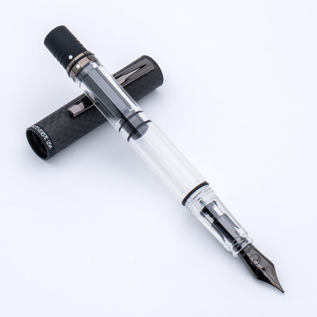 Monteverde MP1 Fountain Pen - Carbon Fiber - Pen Boutique Ltd