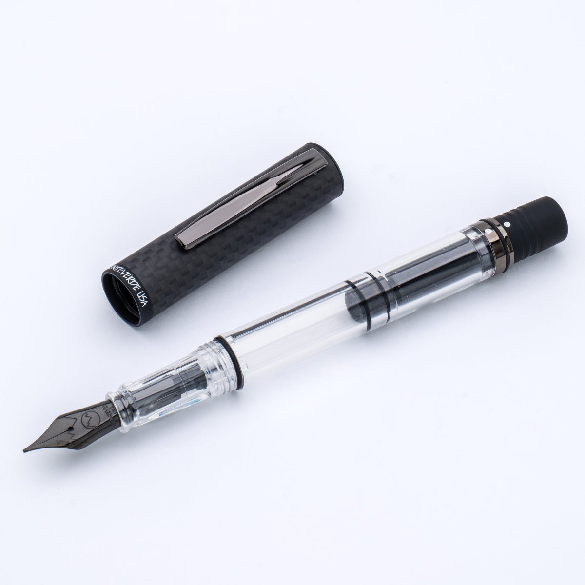 Monteverde MP1 Fountain Pen - Carbon Fiber - Pen Boutique Ltd