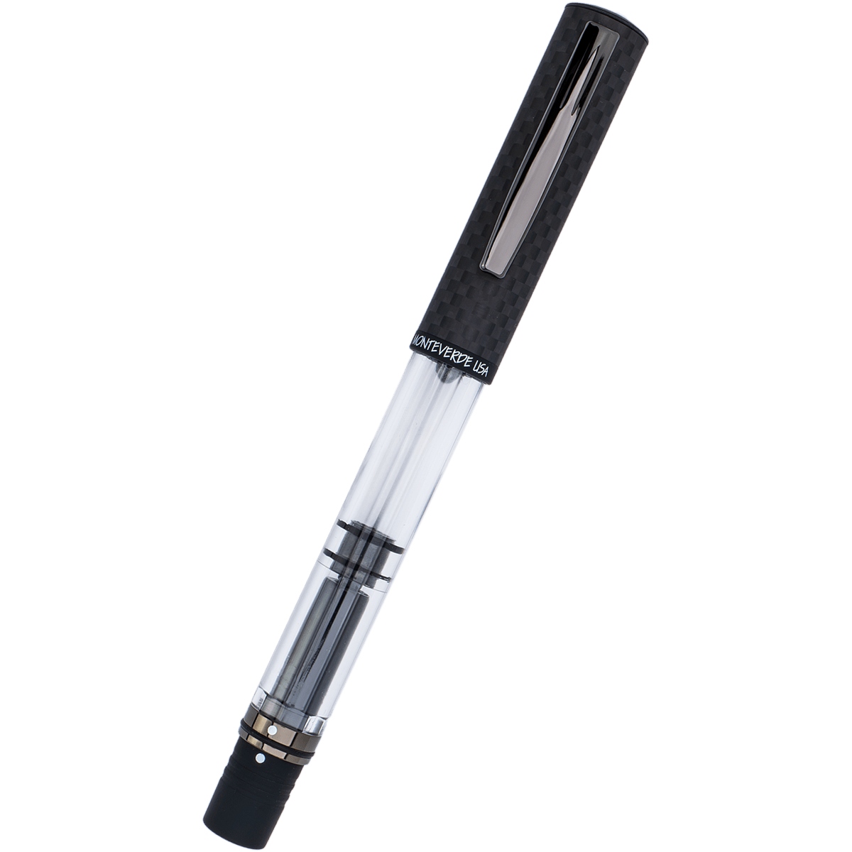 Monteverde MP1 Fountain Pen - Carbon Fiber - Pen Boutique Ltd