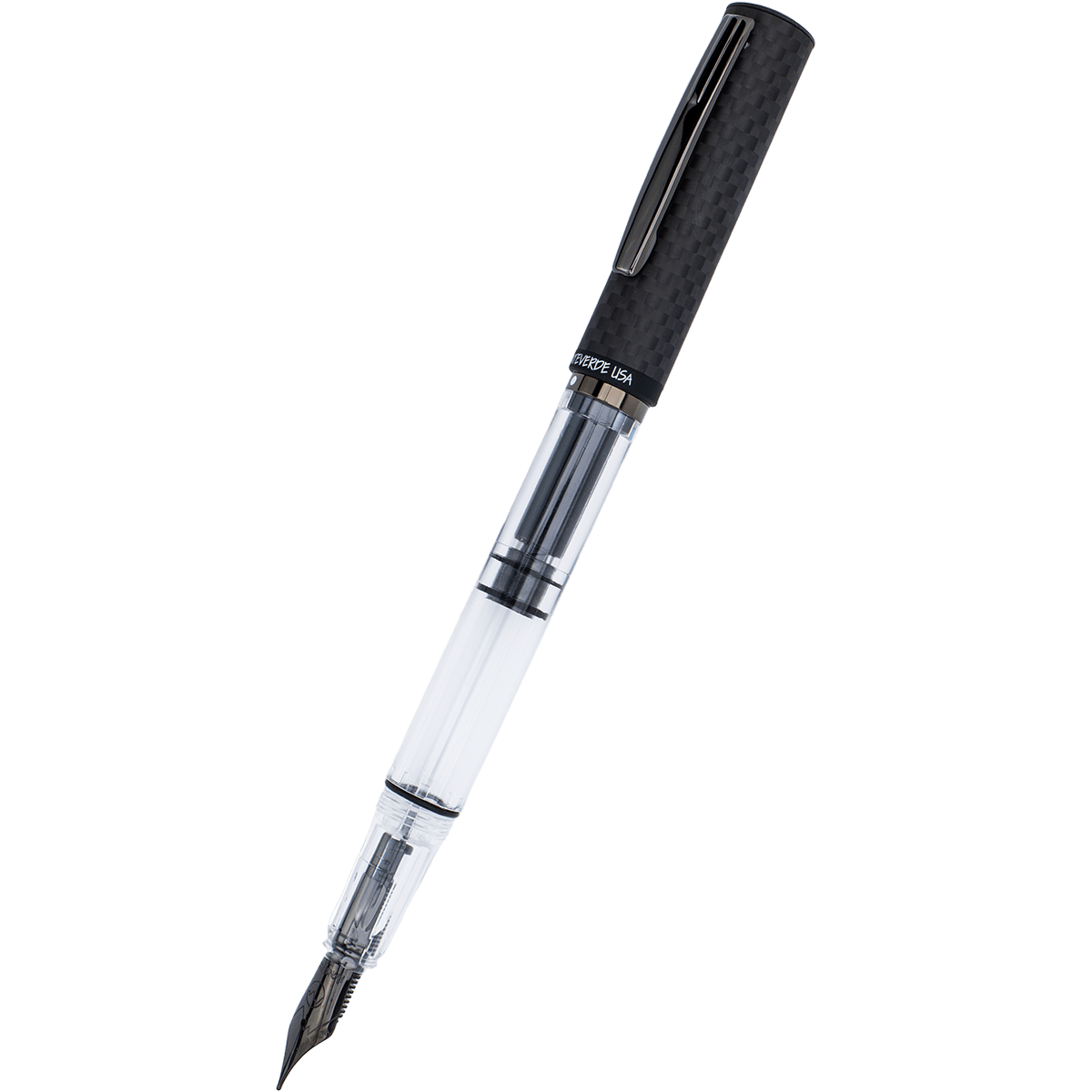 Monteverde MP1 Fountain Pen - Carbon Fiber - Pen Boutique Ltd
