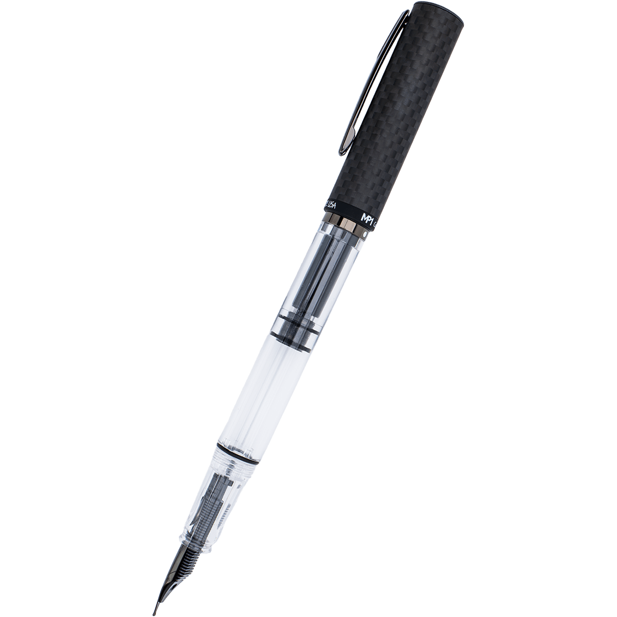 Monteverde MP1 Fountain Pen - Carbon Fiber - Pen Boutique Ltd