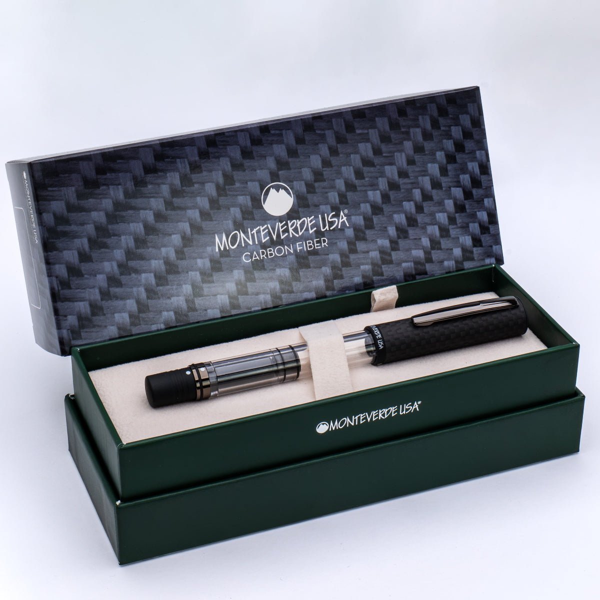 Monteverde MP1 Fountain Pen - Carbon Fiber - Pen Boutique Ltd