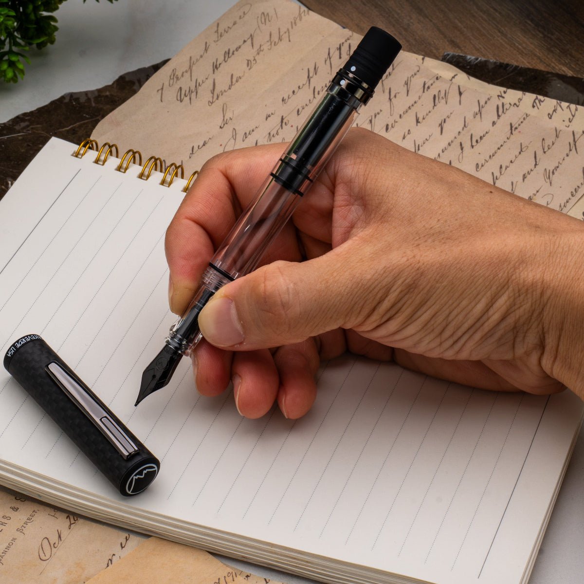 Monteverde MP1 Fountain Pen - Carbon Fiber - Pen Boutique Ltd