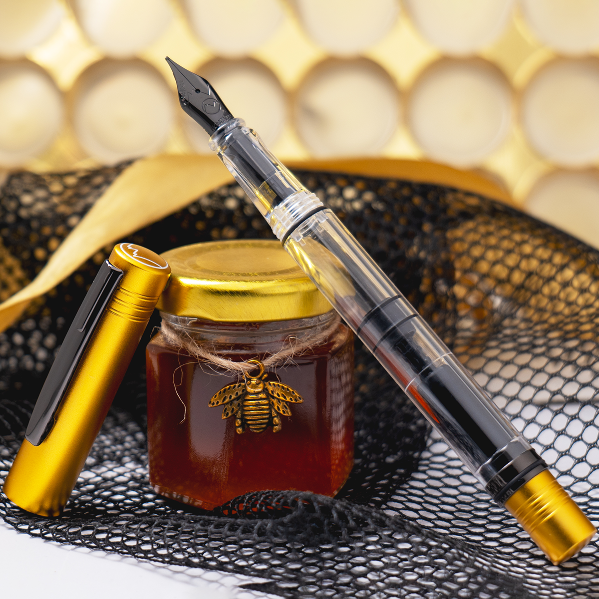 Monteverde MP1 Fountain Pen - Honey Yellow + FREE matching 30ml Ink Bottle-Pen Boutique Ltd