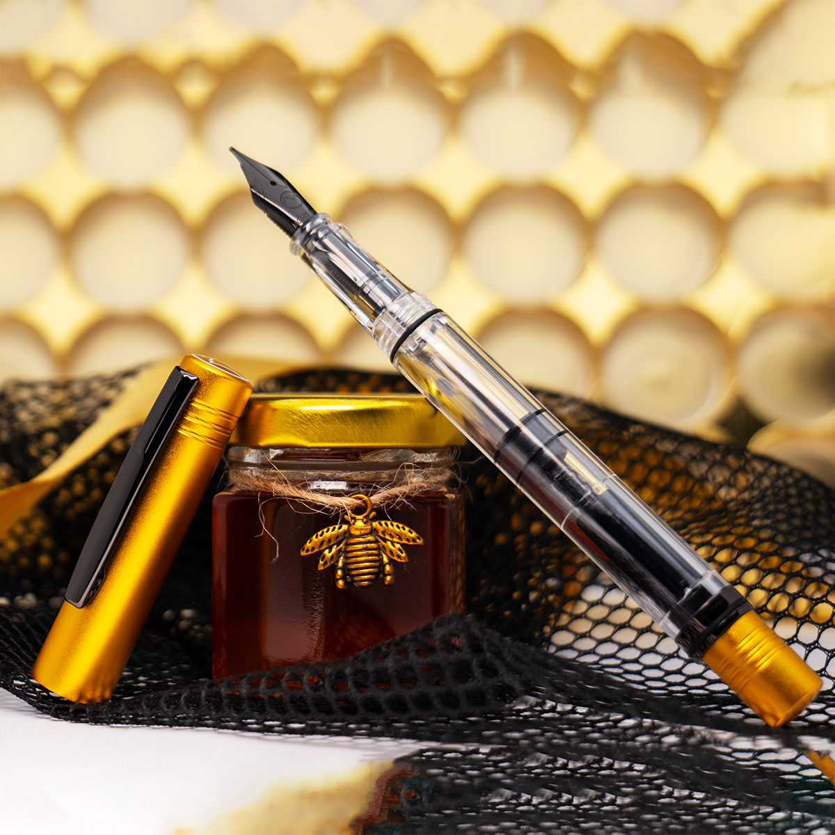 Monteverde MP1 Fountain Pen - Honey Yellow + FREE matching 30ml Ink Bottle-Pen Boutique Ltd