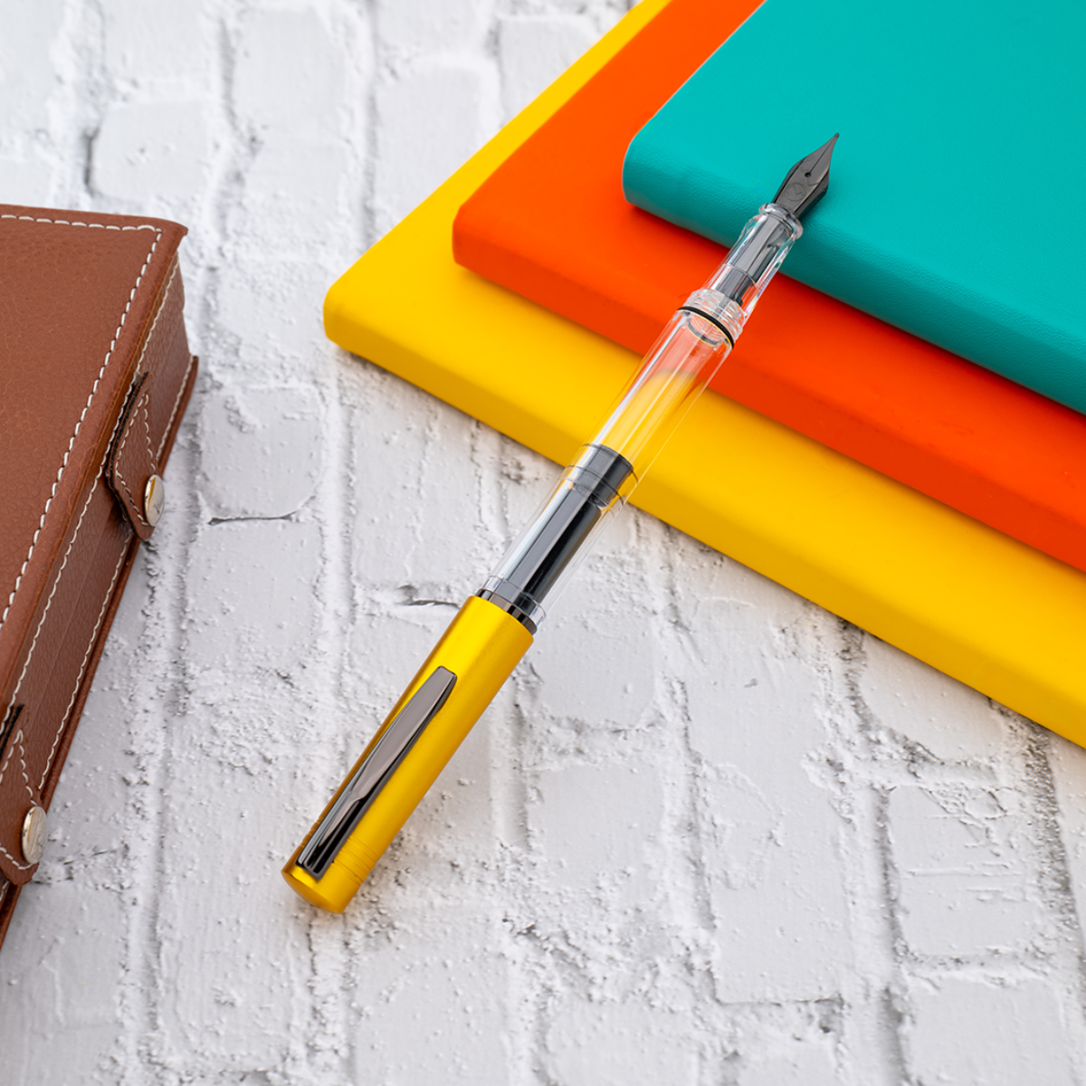 Monteverde MP1 Fountain Pen - Honey Yellow + FREE matching 30ml Ink Bottle-Pen Boutique Ltd