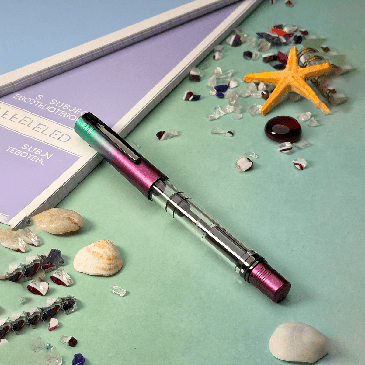 Monteverde MP1 Fountain Pen - Mermaid Tales Ocean Depths (Limited Edition of 1999 Worldwide) - Pen Boutique Ltd