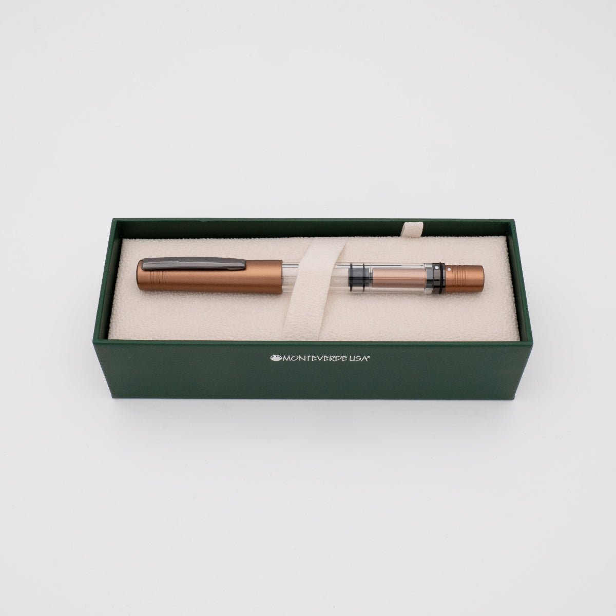 Monteverde MP1 Fountain Pen - Mocha Mousse (Color of the Year 2025) - Pen Boutique Ltd