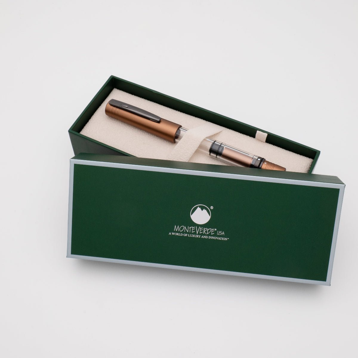 Monteverde MP1 Fountain Pen - Mocha Mousse (Color of the Year 2025) - Pen Boutique Ltd