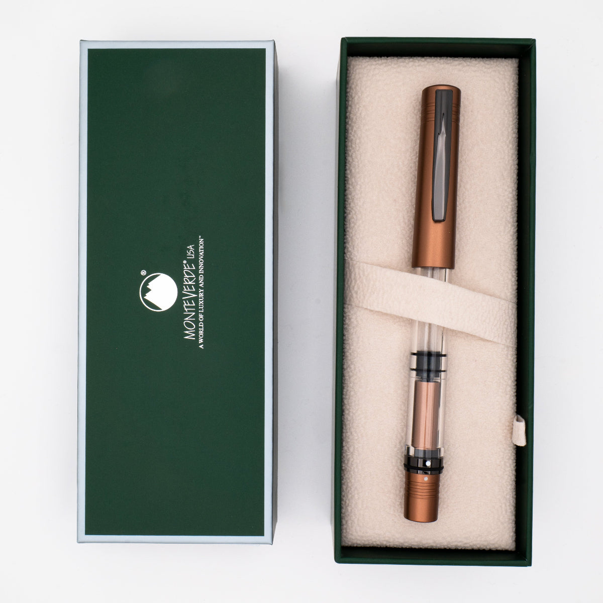 Monteverde MP1 Fountain Pen - Mocha Mousse (Color of the Year 2025)-Pen Boutique Ltd