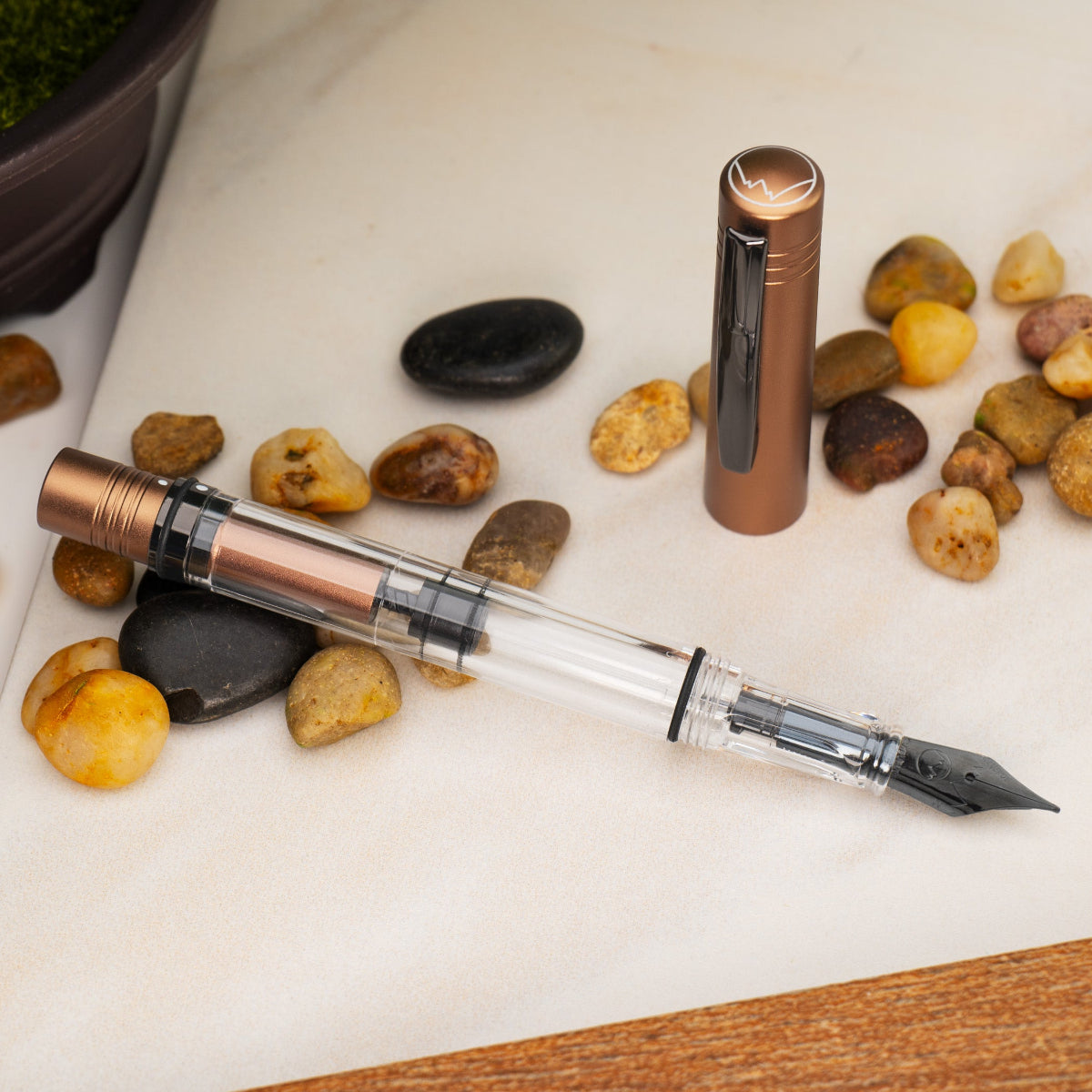Monteverde MP1 Fountain Pen - Mocha Mousse (Color of the Year 2025)-Pen Boutique Ltd