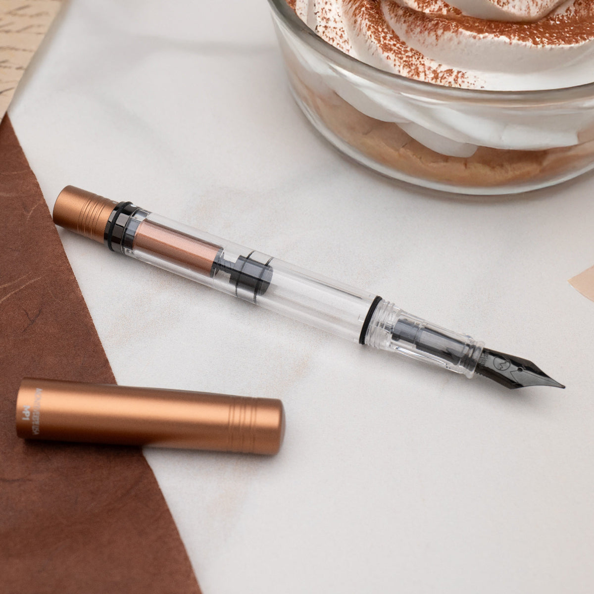 Monteverde MP1 Fountain Pen - Mocha Mousse (Color of the Year 2025)-Pen Boutique Ltd