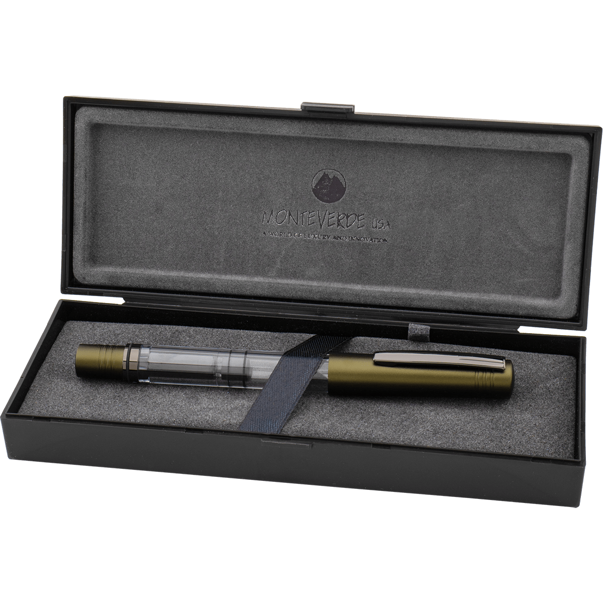 Monteverde MP1 Fountain Pen - Olive Green - Pen Boutique Ltd