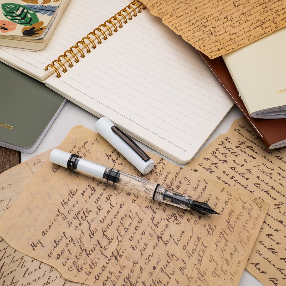 Monteverde MP1 Fountain Pen - Universe White Lotus (Limited Edition) - Pen Boutique Ltd