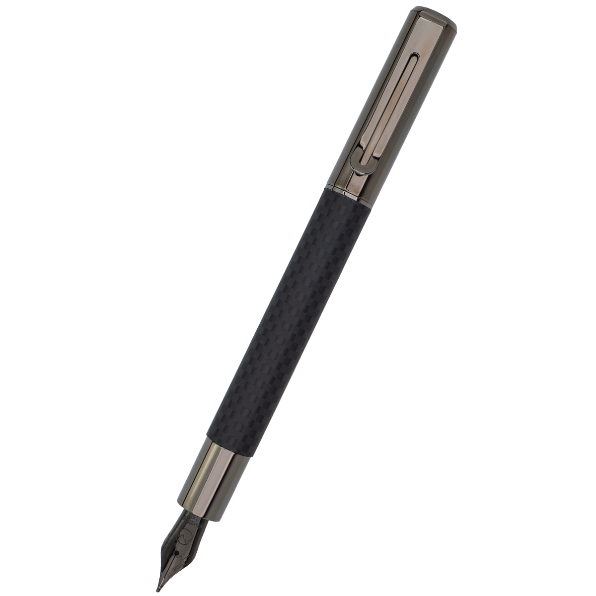 Monteverde Ritma Fountain Pen - Matte Carbon Fiber