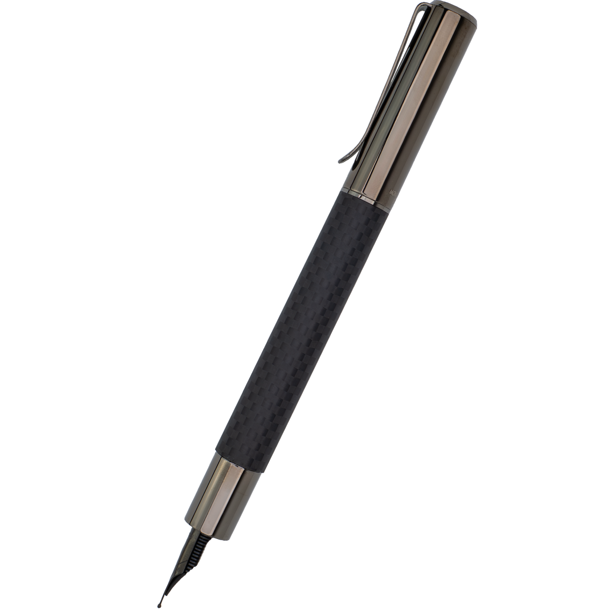 Monteverde Ritma Fountain Pen - Matte Carbon Fiber