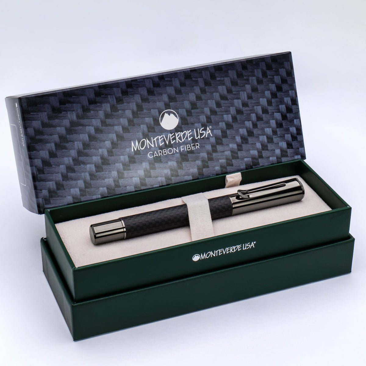 Monteverde Ritma Fountain Pen - Matte Carbon Fiber - Pen Boutique Ltd