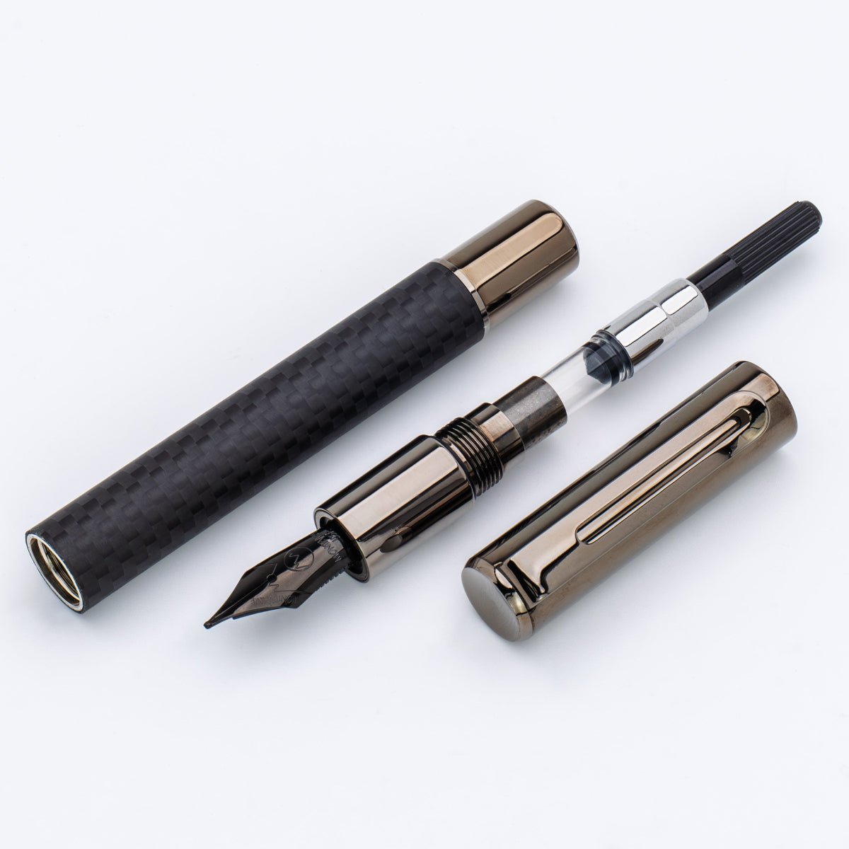 Monteverde Ritma Fountain Pen - Matte Carbon Fiber - Pen Boutique Ltd