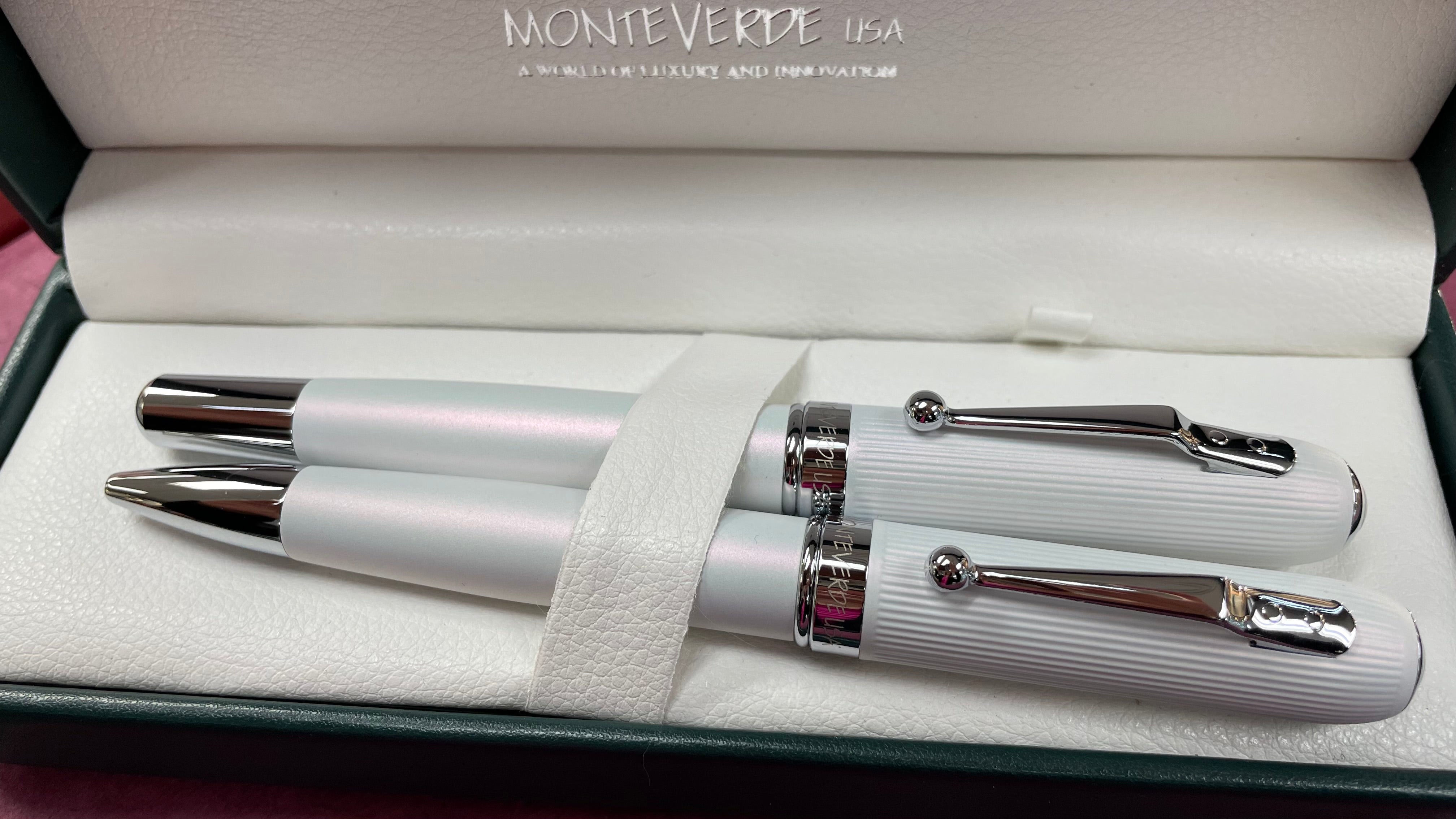 Monteverde Rodeo Drive Iridescent Fountain Pen (M)  and Ballpoint Set Monteverde