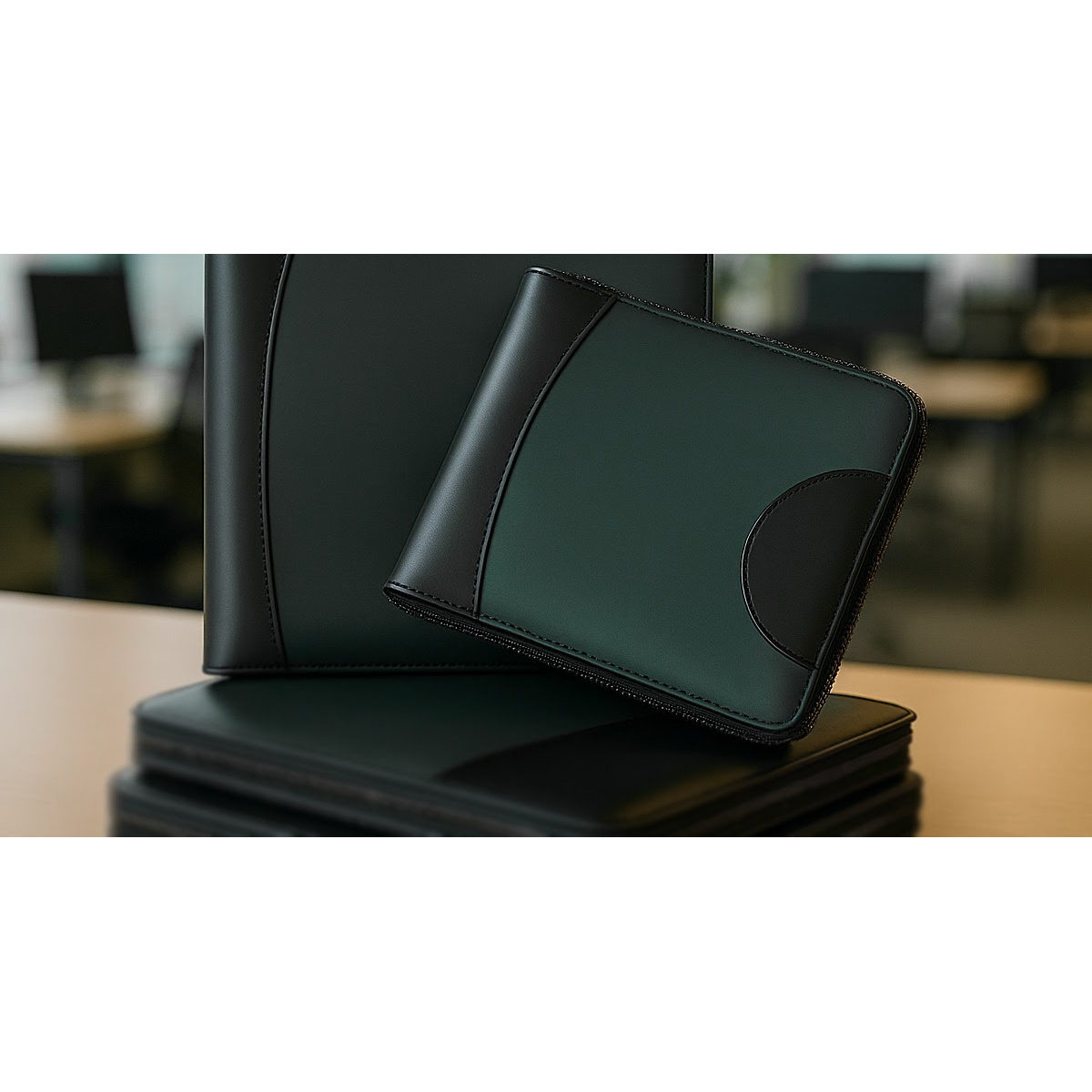 Monteverde Zipper 12 Pen Case - Green-Pen Boutique Ltd