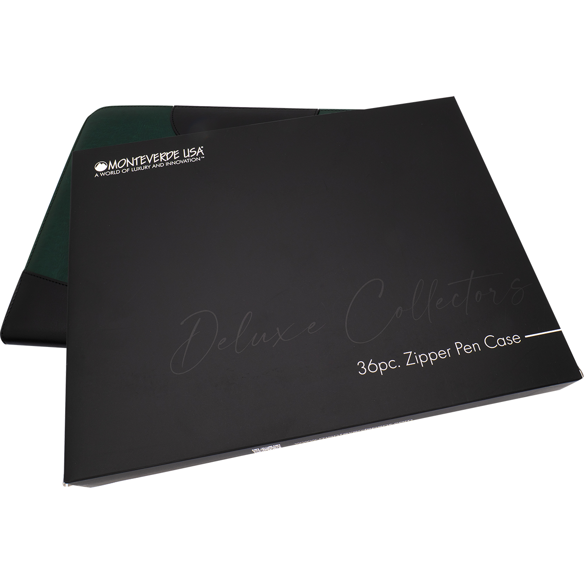 Monteverde Zipper 36 Pen Case - Green-Pen Boutique Ltd