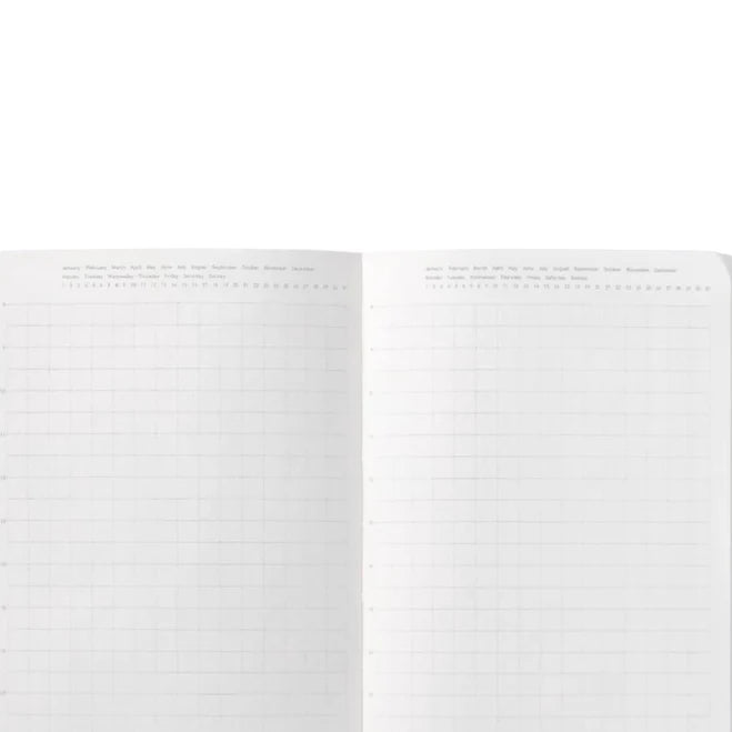 Stalogy Editors Choice Series Notebook - Grid - Slim Black - Pen Boutique Ltd