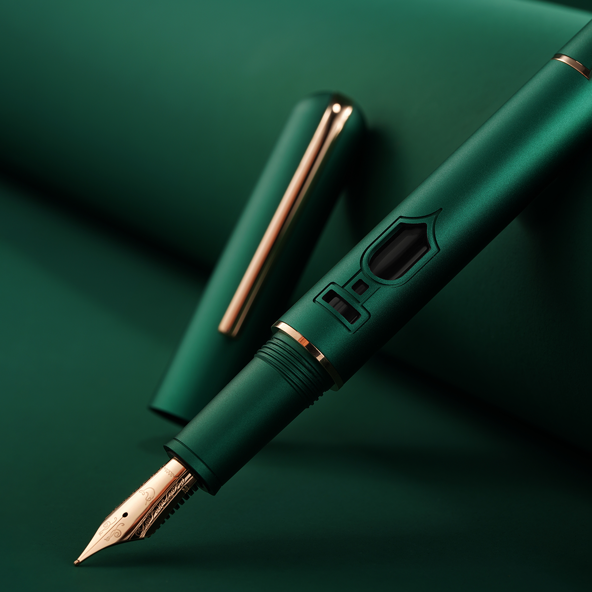 Nahvalur 365 Anniversary Fountain Pen - Emerald Green (Fountain Pen Day 2025 Edition)-Pen Boutique Ltd