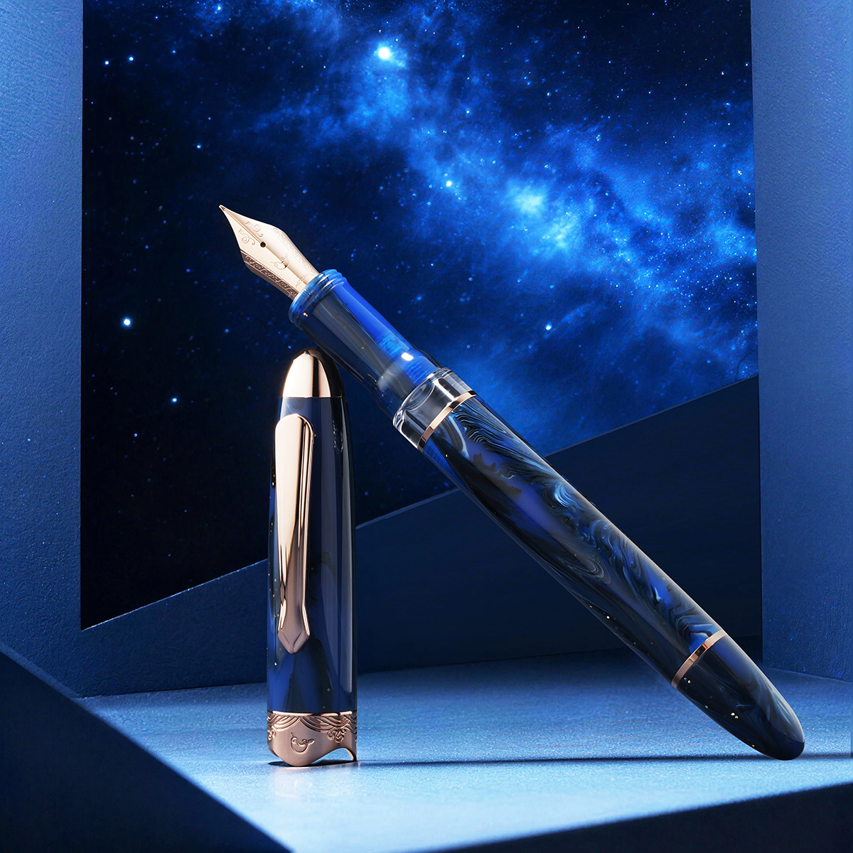 Nahvalur Horizon Fountain Pen - Nebula-Pen Boutique Ltd