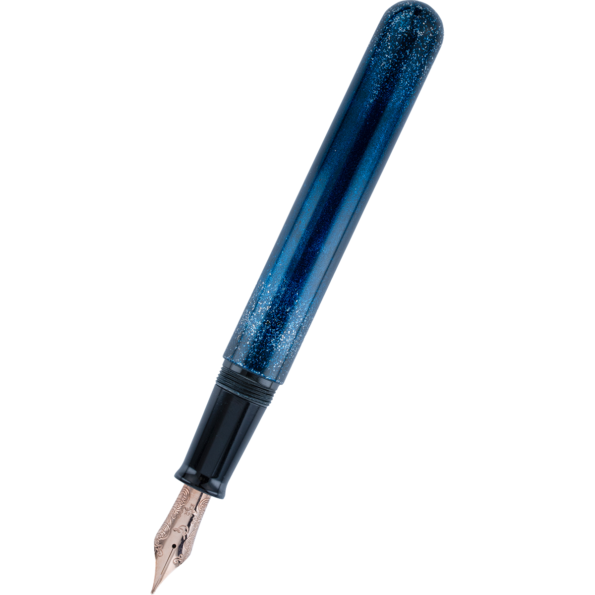 Nahvalur Ikkaku Fountain Pen - Blue Moon – 14K Gold Nib-Pen Boutique Ltd