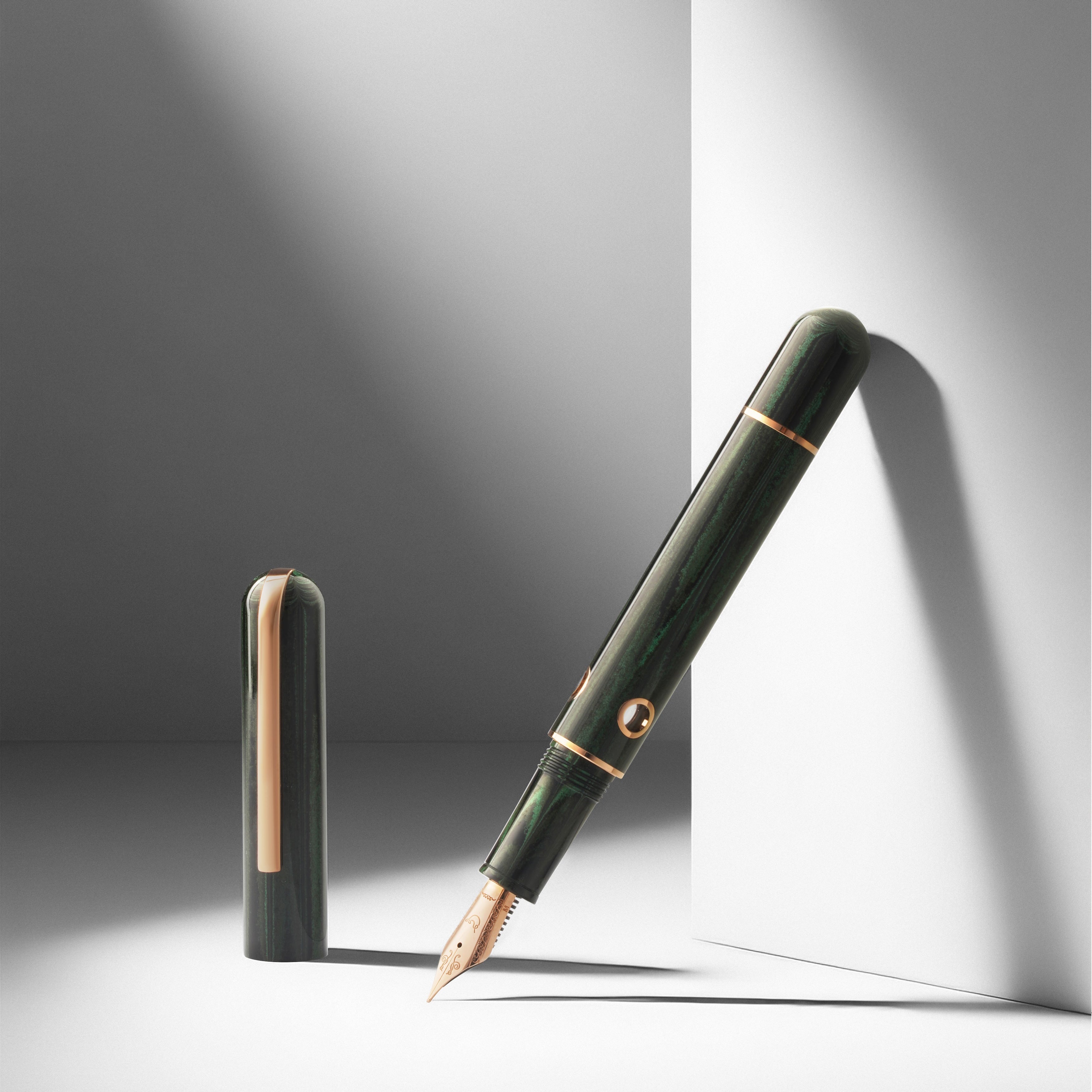 Nahvalur Nautilus Fountain Pen - Chelonia Green-Pen Boutique Ltd