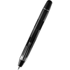 Nahvalur Eclipse Fountain Pen - Black - Silver Trim-Pen Boutique Ltd