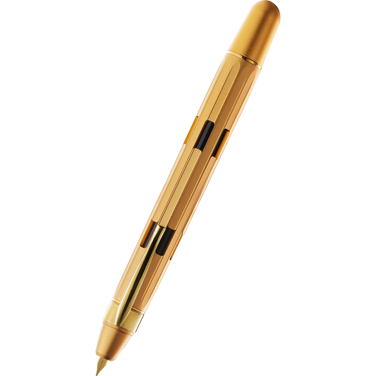 Nahvalur Eclipse Fountain Pen - Pure Gold-Pen Boutique Ltd