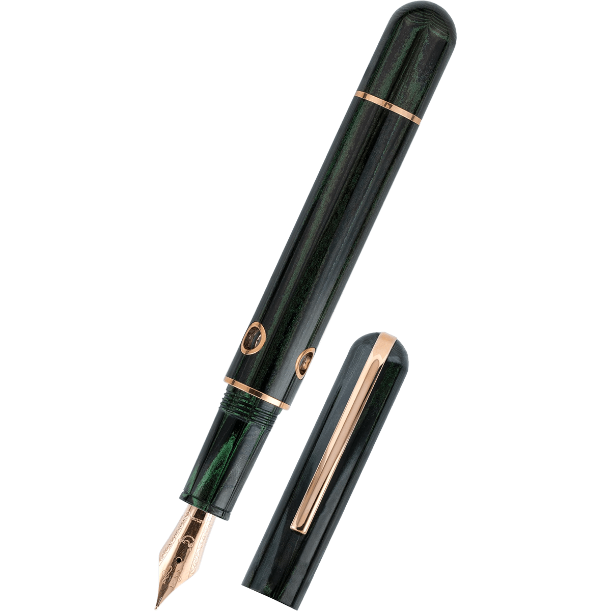 Nahvalur Nautilus Fountain Pen - Chelonia Green - Pen Boutique Ltd