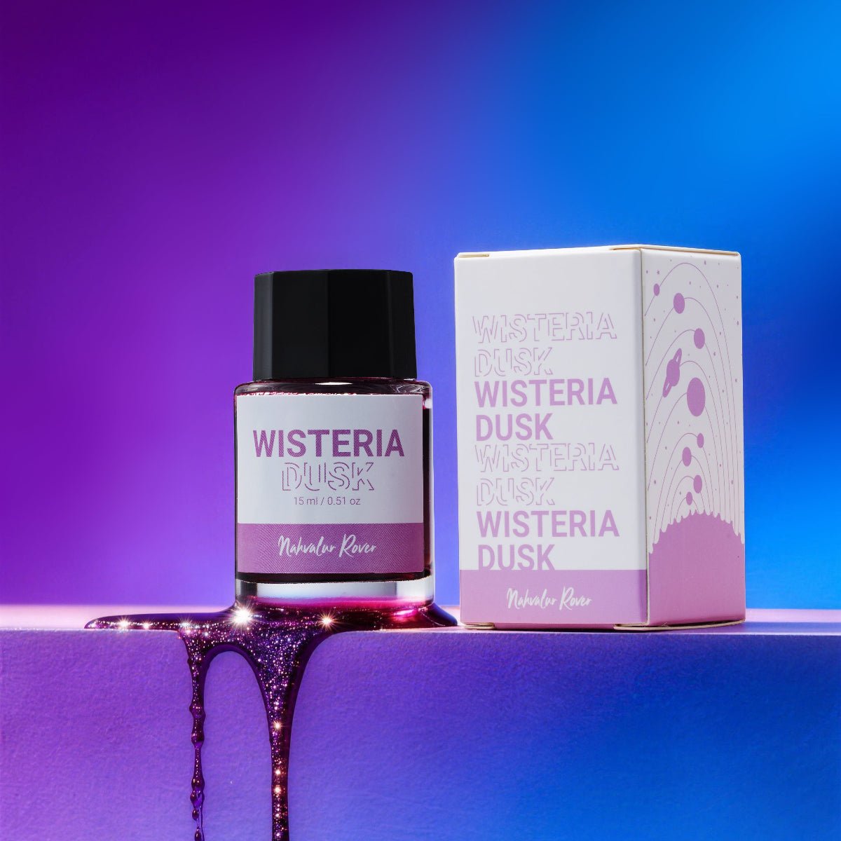 Nahvalur Rover Ink Bottle - Wisteria Dusk - 15ml - Pen Boutique Ltd