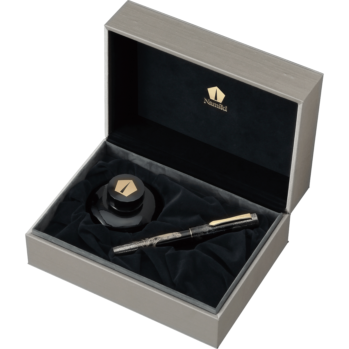 Namiki Fountain Pen - Maki-e Chinkin Wolf Moon (2026 Limited Edition) - Pen Boutique Ltd
